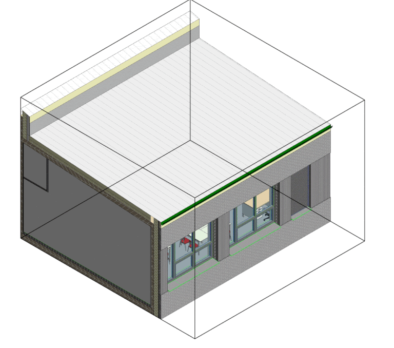 passivhaus hvac classroom design simulation setup in simscale