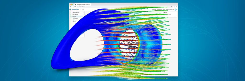 one way fsi simulation with simscale