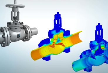globe valve simulation images
