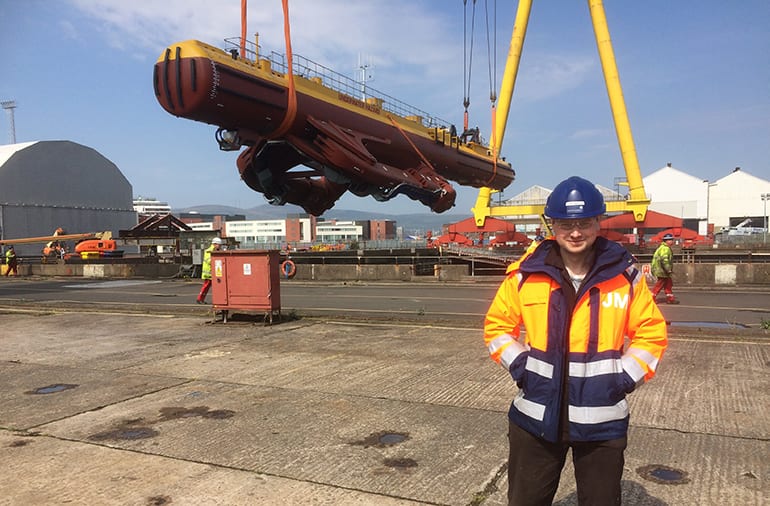 Jonathan Meason and the tidal stream turbine