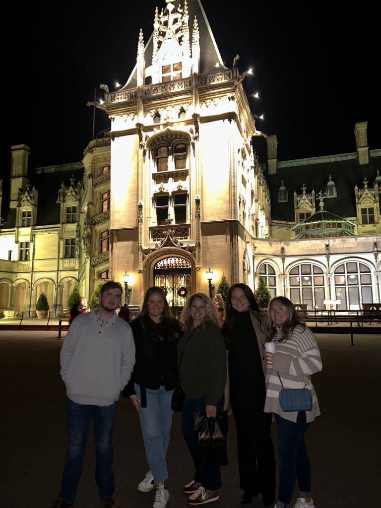 kerrigan and family at biltmore house