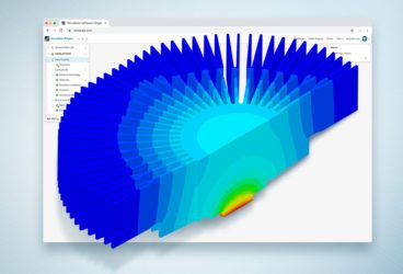 simulating radiation heat transfer in led heatsink