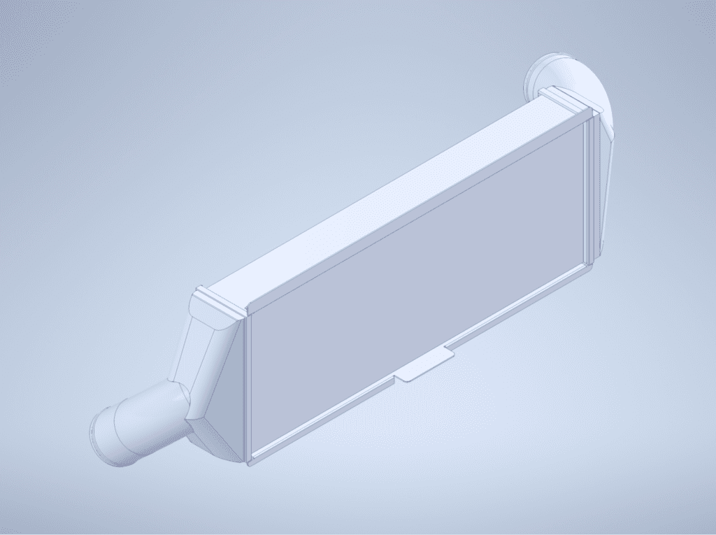 cad model of intercooler pwi55330