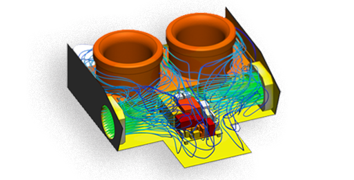 thermal management project of a programmable heating mantle using cht analysis from simscale 