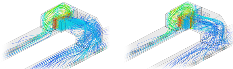 operating points airflow differences seen through cfd simulation with simscale