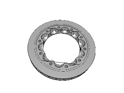 Transient Thermal Analysis of a Car Brake System image