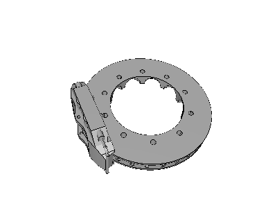 Frequency Analysis of a Disk Break Assembly image