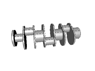 Frequency Analysis of Crankshaft with FEA Simulation image