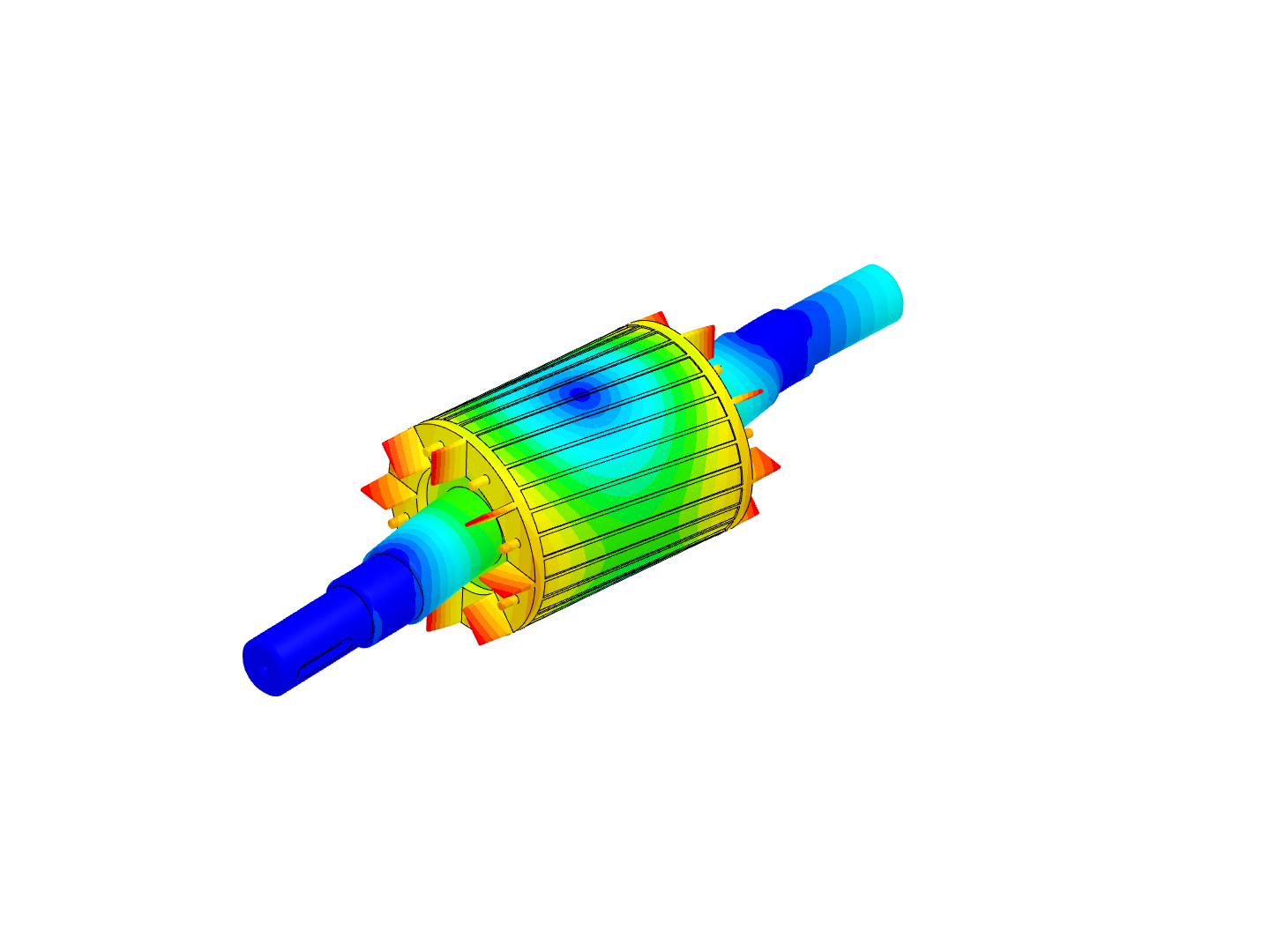 Electric Motor Structural and Thermal Analyses image