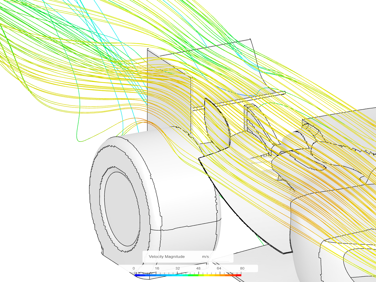 CFD Analysis of Airflow around a F1 Car to Test Aerodynamics image